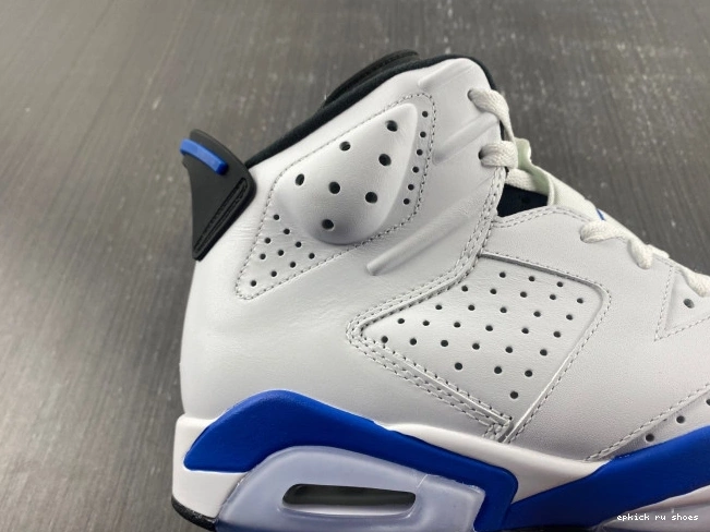 Rep Sport Jordan 6 (2014) Blue Air Retro 384664-107 0723